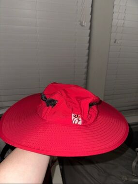 Chick-fil-A Red Wide Brim Sun Hat